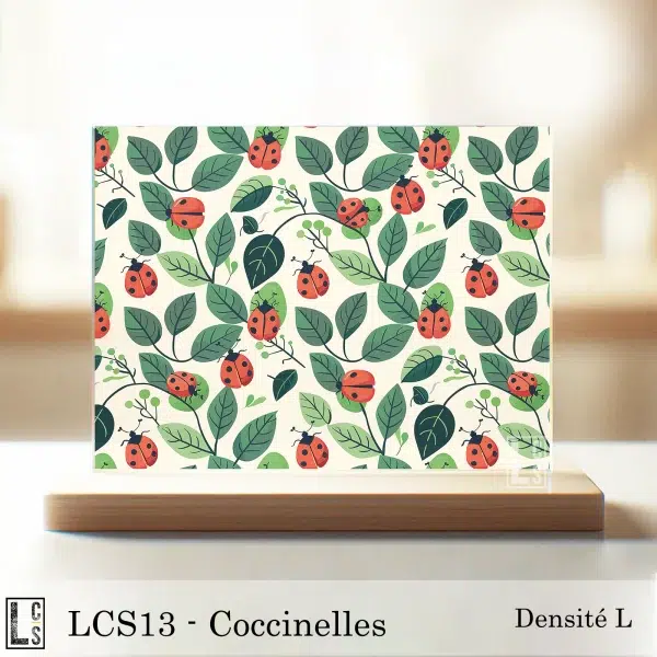 acrylique coccinelles