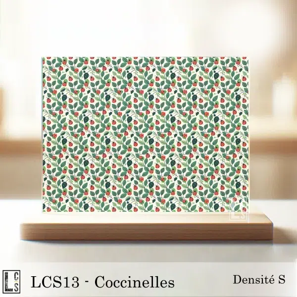 acrylique coccinelles