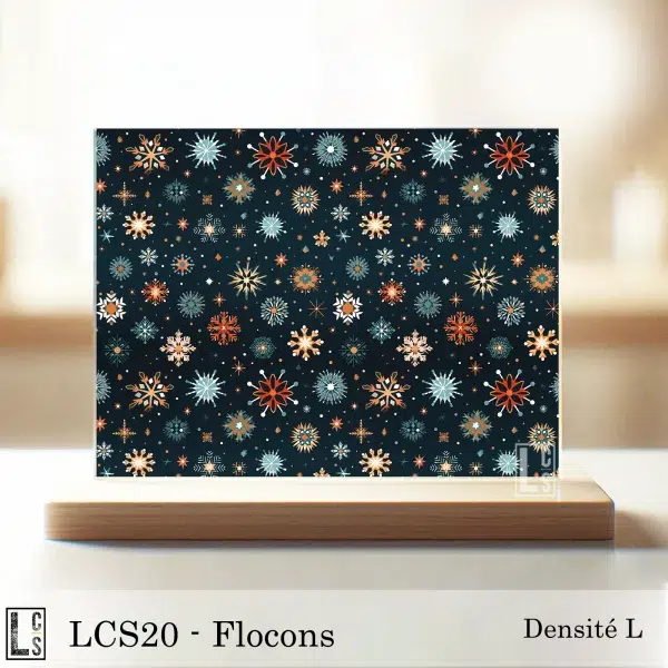 acrylique flocons
