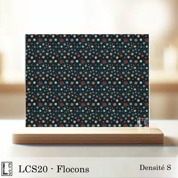 acrylique flocons