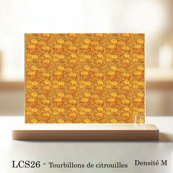 acrylique tourbillons de citrouilles