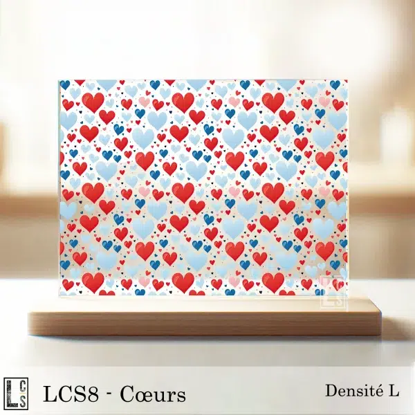 acrylique Cœurs