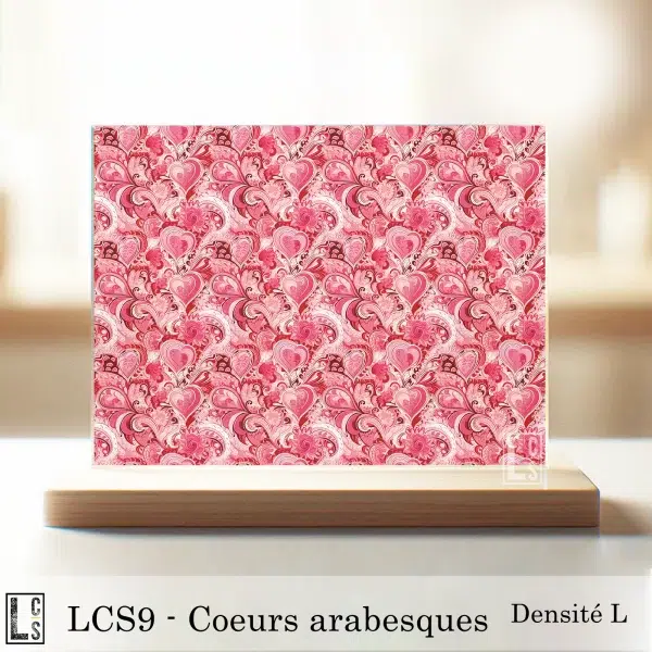 acrylique Cœurs