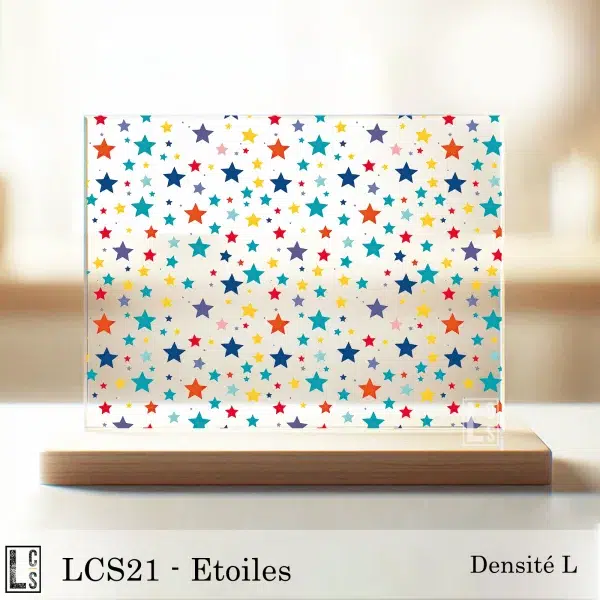 acrylique étoiles