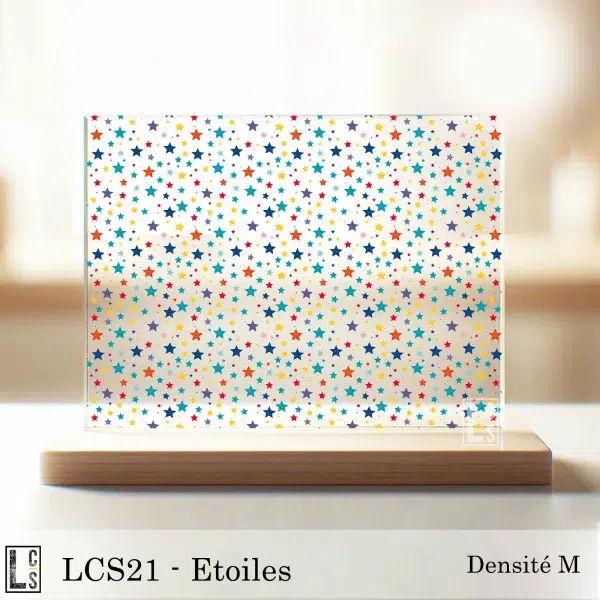 acrylique étoiles