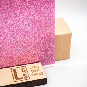 Acrylique paillettes fuchsia