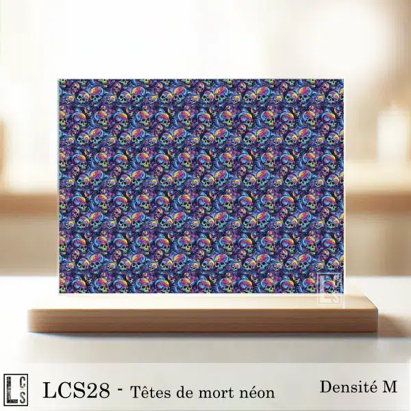 LCS28 - Têtes de mort néon
