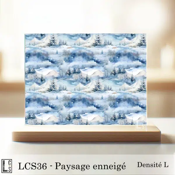 Paysage enneigé
