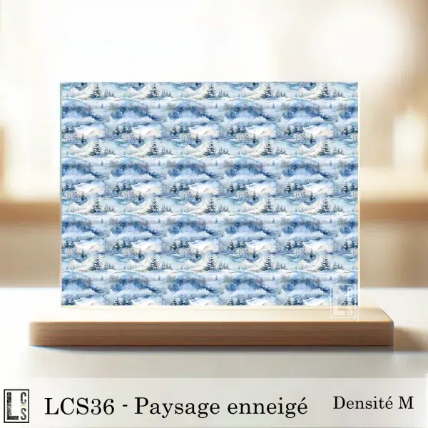 Paysage enneigé