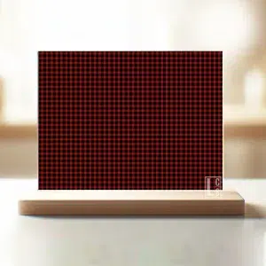 Carreaux rouges et noirs