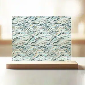 Vagues bleues