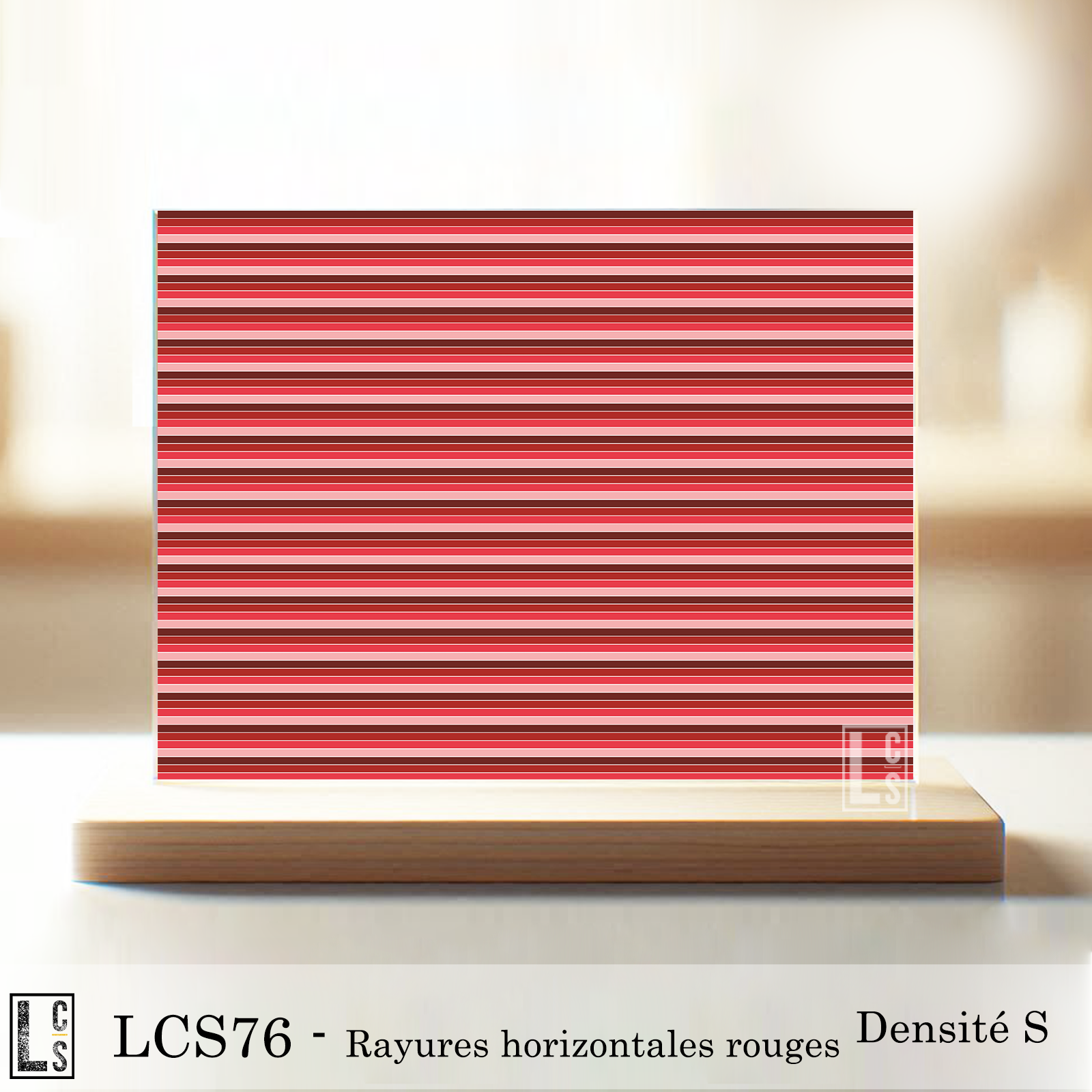 Rayures horizontales rouges – Image 2